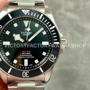 ZF Factory Tudor Pelagos 25407N-0001 39mm Full Titanium Aluminum Bezel Black Dial (4) ZF Factory Tudor Pelagos 25407N-0001 black dial