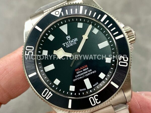 ZF Factory Tudor Pelagos 25407N-0001 39mm Full Titanium Aluminum Bezel Black Dial (7) ZF Factory Tudor Pelagos 25407N-0001 39mm Full Titanium Ceramic Bezel Black Dial