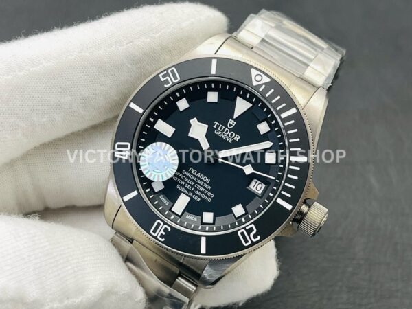 ZF Factory Tudor Pelagos M25600TN-0001 42mm Full Titanium Black Ceramic Bezel Black Dial (5) ZF Factory Tudor Pelagos M25600TN-0001 42mm Full Titanium Black Ceramic Bezel Black Dial
