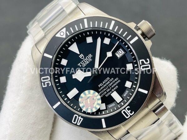ZF Factory Tudor Pelagos M25600TN-0001 42mm Full Titanium Black Ceramic Bezel Black Dial (6) ZF Factory Tudor Pelagos M25600TN-0001 42mm Full Titanium Black Ceramic Bezel Black Dial