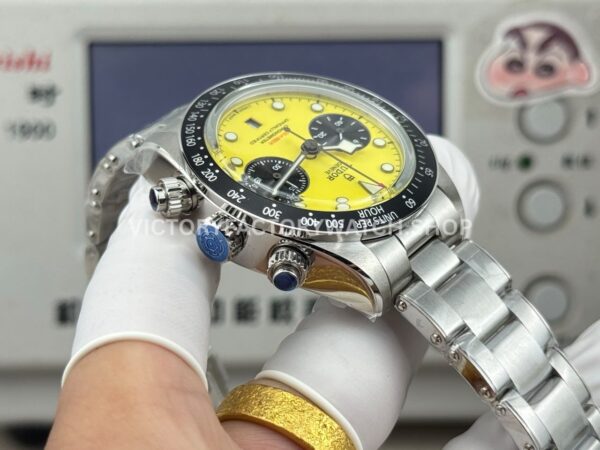 3CF Factory Tudor Black Bay Chrono M79310N-0001 41mm Full Steel Yellow Dial