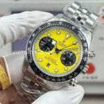 3CF Factory Tudor Black Bay Chrono M79310N-0001 41mm Full Steel Yellow Dial Jubilee