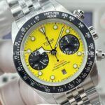 3CF Factory Tudor Black Bay Chrono M79310N-0001 41mm Full Steel Yellow Dial Jubilee