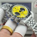 3CF Factory Tudor Black Bay Chrono M79310N-0001 41mm Full Steel Yellow Dial Jubilee