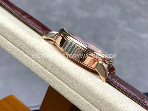 A. Lange & Söhne Tourbillon 1815 730.032 42mm Rose Gold Leather Strap Arabic Numerals Silver Dial (2) A. Lange & Söhne Tourbillon 1815 730.032 42mm Rose Gold Leather Strap Arabic Numerals Silver Dial