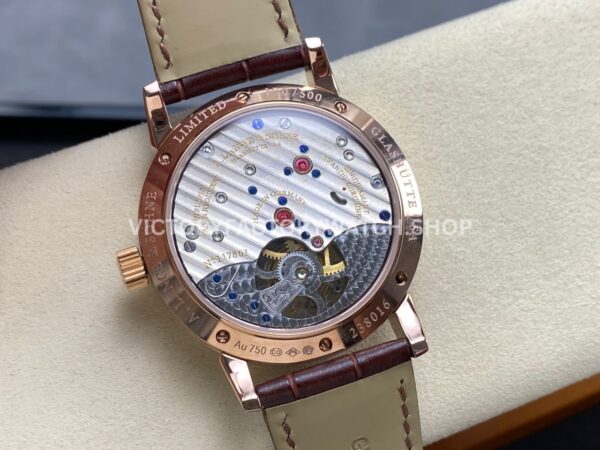 A. Lange & Söhne Tourbillon 1815 730.032 42mm Rose Gold Leather Strap Arabic Numerals Silver Dial (4) A. Lange & Söhne Tourbillon 1815 730.032 42mm Rose Gold Leather Strap Arabic Numerals Silver Dial