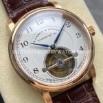 A. Lange & Söhne Tourbillon 1815 730.032 42mm Rose Gold Leather Strap Arabic Numerals Silver Dial (6) A. Lange & Söhne Tourbillon 1815 730.032 42mm Rose Gold Leather Strap Arabic Numerals Silver Dial