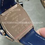 ABF Factory Franck Muller Vanguard Chronograph 44mm Diamond Rubber Strap Blue Dial