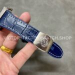 ABF Factory Franck Muller Vanguard Chronograph 44mm Diamond Rubber Strap Blue Dial