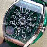 ABF Factory Franck Muller Vanguard V 45 SC DT YACHT 45mm Steel Rubber Strap Arabic Numerals Green (3) ABF Factory Franck Muller Vanguard V 45 SC DT YACHT 45mm Steel Rubber Strap Arabic Numerals Green Dial