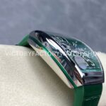 ABF Factory Franck Muller Vanguard V 45 SC DT YACHT 45mm Steel Rubber Strap Arabic Numerals Green (4) ABF Factory Franck Muller Vanguard V 45 SC DT YACHT 45mm Steel Rubber Strap Arabic Numerals Green Dial