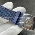 ABF Factory Franck Muller Vanguard V45 44mm Steel Textile Strap Orange Arabic Numerals Blue Dial