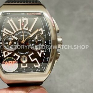 ABF Franck Muller Vanguard V45 Chronograph black dial rubber strap