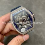 ABF Factory Franck Muller Vanguard V45 Dragon King Limited Edition 44mm Diamond Rubber Strap Bl ( (7) ABF Factory Franck Muller Vanguard V45 Dragon King Limited Edition 44mm Diamond Rubber Strap Blue Dial