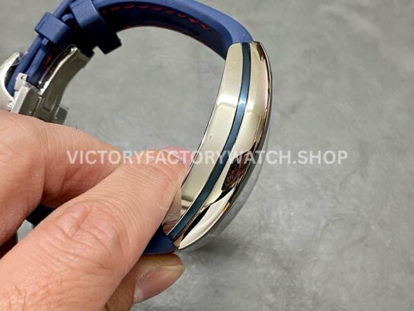 ABF Factory Franck Muller Vanguard V45 SC DT AC BL 44mm Steel Rubber Strap Blue Dial