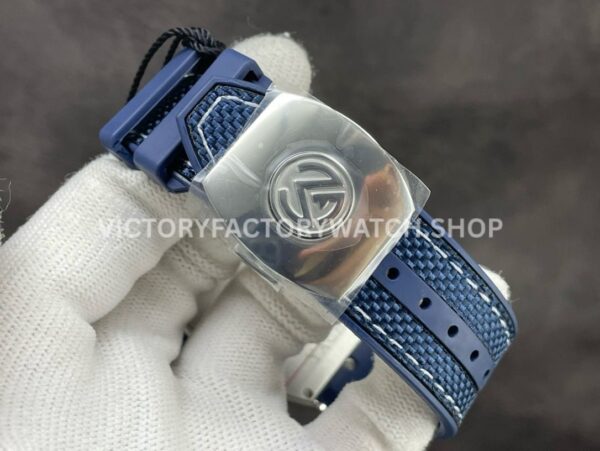 ABF Factory Franck Muller Vanguard V45 SC DT YACHTING 44mm Steel Rubber Strap Blue Dial