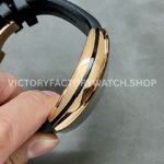 ABF Factory Franck Muller Vanguard V45SCDTRCG 44mm Rose Gold Rubber Strap White Dial