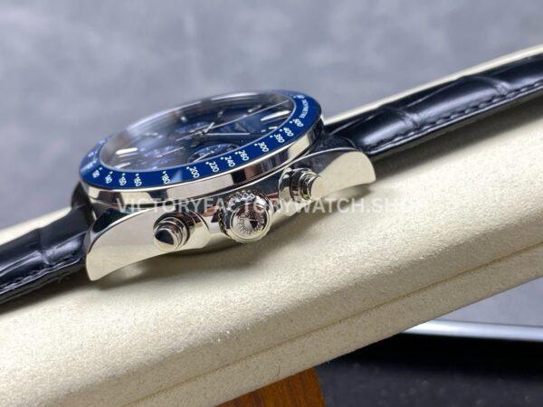 AF Factory Longines Conquest Chronograph L3.835.4.92.6 42mm Steel Leather Strap Blue Dial (9) AF Factory Longines Conquest Chronograph L3.835.4.92.6 42mm Steel Leather Strap Blue Dial