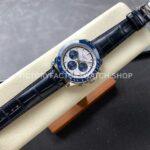 AF Factory Longines Conquest Chronograph L3.835.4.98.6 42mm Steel Leather Strap Blue Eyes White Dial