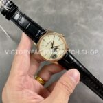 APS Factory Jaeger-LeCoultre Master Ultra Thin Moon Q1362503 39mm Rose Gold Diamond Bezel White Dial