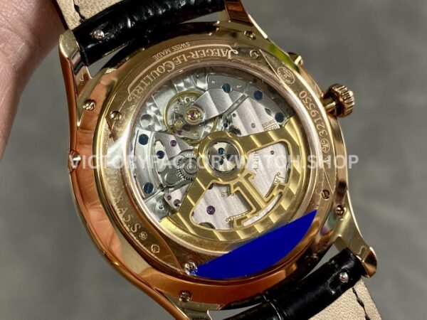 APS Factory Jaeger-LeCoultre Master Ultra Thin Moon Q1362503 39mm Rose Gold Diamond Bezel White Dial