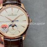 APS Factory Jaeger-LeCoultre Master Ultra Thin Moon Q1362510 39mm Rose Gold Leather Strap White (8) APS Factory Jaeger-LeCoultre Master Ultra Thin Moon Q1362510 39mm Rose Gold Leather Strap White Dial