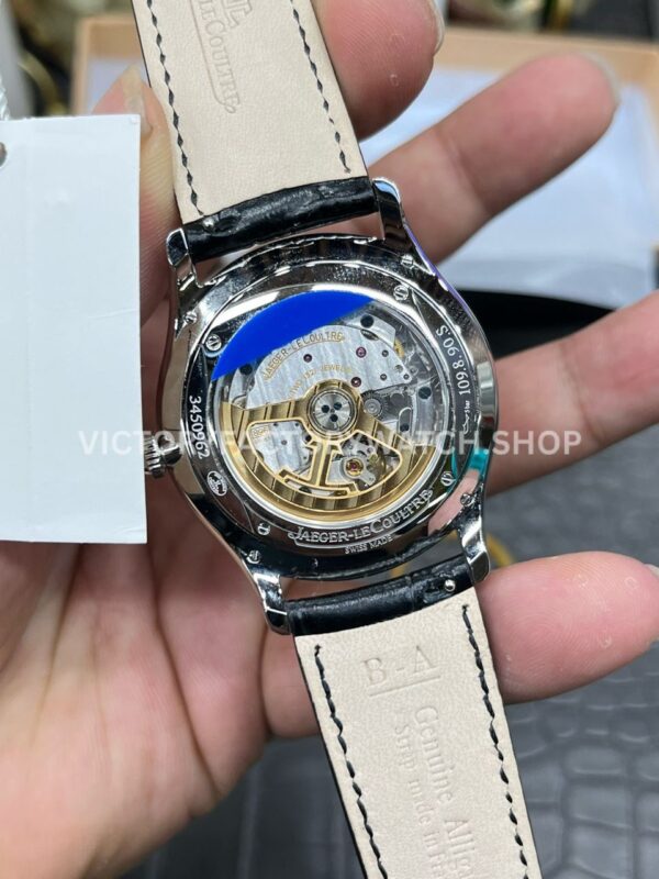 APS Factory Jaeger-LeCoultre Master Ultra Thin Q1218420 39mm Steel Leather Strap Silver Dial