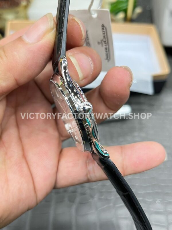 APS Factory Jaeger-LeCoultre Master Ultra Thin Q1218420 39mm Steel Leather Strap Silver Dial