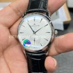 APS Factory Jaeger-LeCoultre Master Ultra Thin Q1218420 39mm Steel Leather Strap Silver Dial