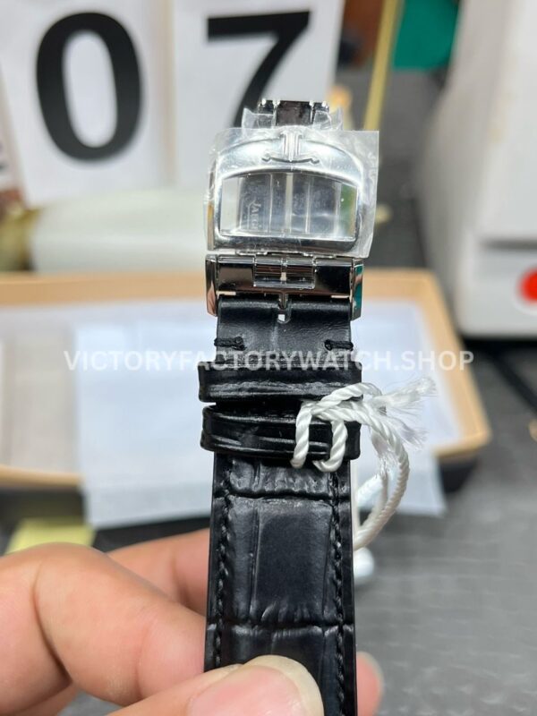 APS Factory Jaeger-LeCoultre Master Ultra Thin Q1218420 39mm Steel Leather Strap Silver Dial