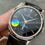APS Factory Jaeger-LeCoultre Moon Phase Master Q1368471 39mm Steel Leather Strap Black Dial (2) APS Factory Jaeger-LeCoultre Moon Phase Master Q1368471 39mm Steel Leather Strap Black Dial