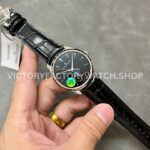 APS Factory Jaeger-LeCoultre Moon Phase Master Q1368471 39mm Steel Leather Strap Black Dial (6) APS Factory Jaeger-LeCoultre Moon Phase Master Q1368471 39mm Steel Leather Strap Black Dial