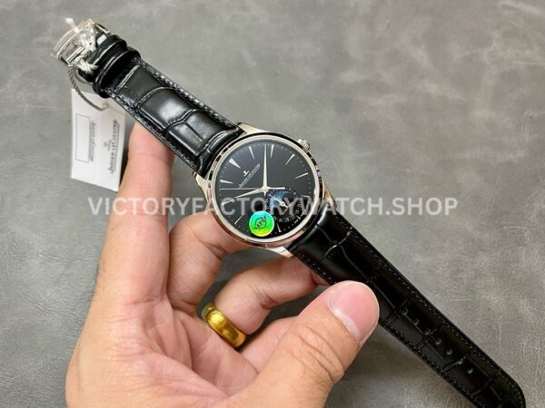 APS Factory Jaeger-LeCoultre Moon Phase Master Q1368471 39mm Steel Leather Strap Black Dial (6) APS Factory Jaeger-LeCoultre Moon Phase Master Q1368471 39mm Steel Leather Strap Black Dial