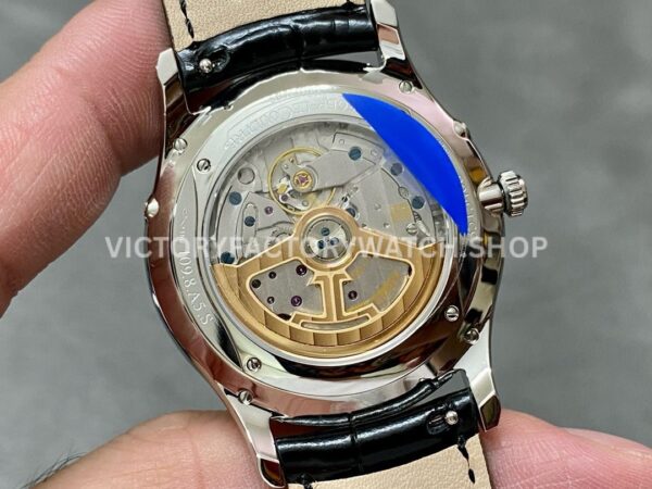 APS Factory Jaeger-LeCoultre Moon Phase Master Q1368471 39mm Steel Leather Strap Black Dial (8) APS Factory Jaeger-LeCoultre Moon Phase Master Q1368471 39mm Steel Leather Strap Black Dial