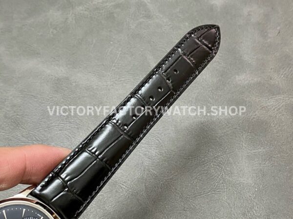 APS Factory Jaeger-LeCoultre Moon Phase Master Q1368471 39mm Steel Leather Strap Black Dial (9) APS Factory Jaeger-LeCoultre Moon Phase Master Q1368471 39mm Steel Leather Strap Black Dial