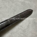 APS Factory Jaeger-LeCoultre Moon Phase Master Q1368480 39mm Steel Leather Strap Blue Dial