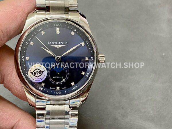 APS Factory Longines Master Collection Moonphase L29194976 40mm Full Steel Blue Dial (1) APS Longines Master Collection Moonphase L29194976 40mm blue dial steel bracelet