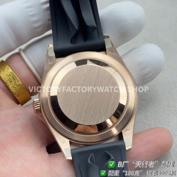 B Factory Rolex Sky-Dweller 336235-0008 42mm Rose Gold Oysterflex Grey Dial (10) B Factory Rolex Sky-Dweller 336235-0008 42mm Rose Gold Oysterflex Grey Dial