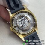B Factory Rolex Sky-Dweller 336238-0001 42mm Yellow Gold Oysterflex Champagne Dial