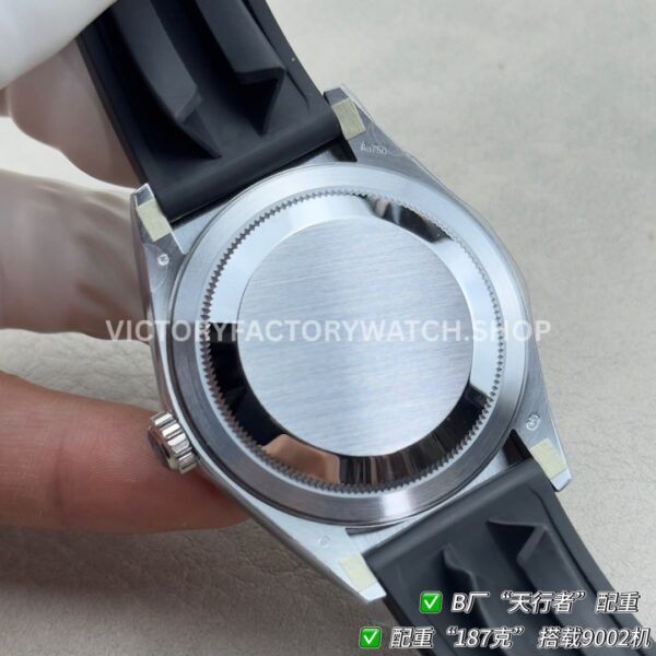 B Factory Rolex Sky-Dweller 336239-0002 42mm White Gold Oysterflex Black Dial (6) B Factory Rolex Sky-Dweller 336239-0002 42mm White Gold Oysterflex Black Dial