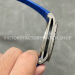 BBR Factory Roger Dubuis Excalibur Tourbillon RDDBEX0479 45mm Titanium Blue Rubber Strap Blue Dial