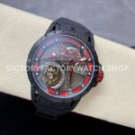 BBR Factory Roger Dubuis Excalibur Tourbillon RDDBEX0644 45mm Titanium Rubber Strap Skeletonized Red Dial