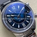 BLS Factory Jaeger-LeCoultre Polaris Date Q9068180 42mm Full Steel Strap Arabic Numerals Blue Dial
