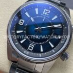 BLS Factory Jaeger-LeCoultre Polaris Date Q9068180 42mm Full Steel Strap Arabic Numerals Blue Dial