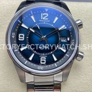 BLS Factory Jaeger-LeCoultre Polaris Date Q9068180 42mm Full Steel Strap Arabic Numerals Blue Dial (5) BLS Factory Jaeger-LeCoultre Polaris Date Q9068180 42mm Full Steel Strap Arabic Numerals Blue Dial