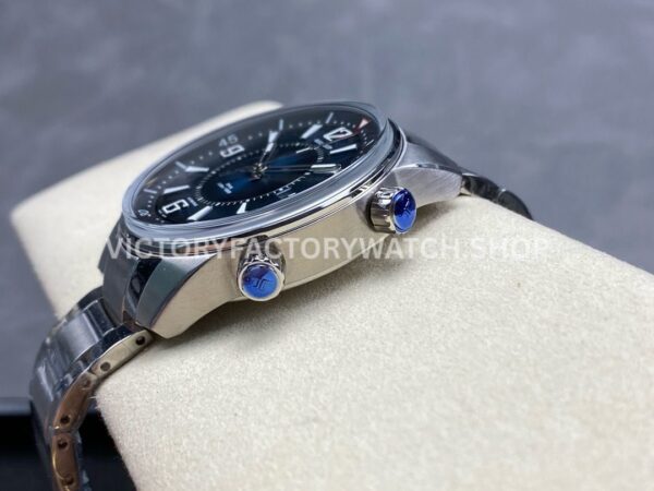 BLS Factory Jaeger-LeCoultre Polaris Date Q9068180 42mm Full Steel Strap Arabic Numerals Blue Dial