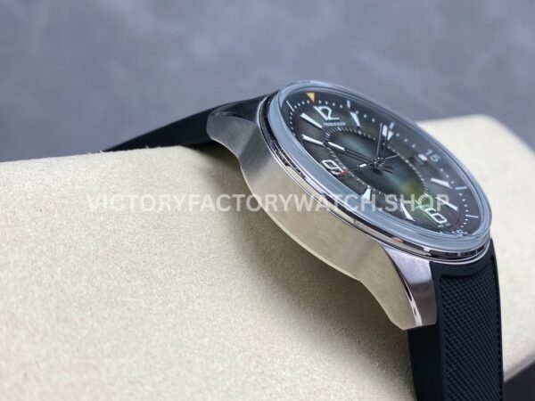 BLS Factory Jaeger-LeCoultre Polaris Date Q906863J 42mm Steel Rubber Strap Arabic Numerals Gree (3) BLS Factory Jaeger-LeCoultre Polaris Date Q906863J 42mm Steel Rubber Strap Arabic Numerals Green Dial