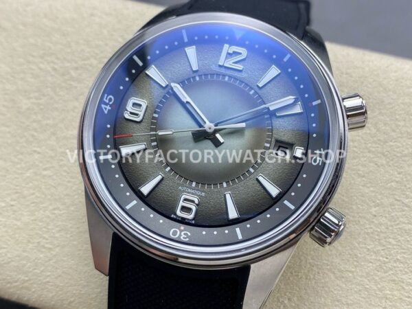 BLS Factory Jaeger-LeCoultre Polaris Date Q906863J 42mm Steel Rubber Strap Arabic Numerals Gree BLS Factory Jaeger-LeCoultre Polaris Date Q906863J 42mm Steel Rubber Strap Arabic Numerals Green Dial