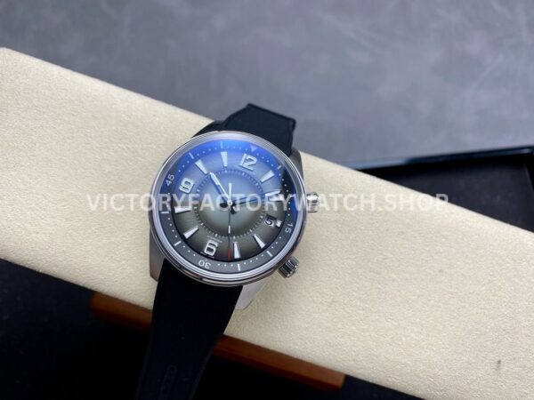 BLS Factory Jaeger-LeCoultre Polaris Date Q906863J 42mm Steel Rubber Strap Arabic Numerals Green (1) BLS Factory Jaeger-LeCoultre Polaris Date Q906863J 42mm Steel Rubber Strap Arabic Numerals Green Dial