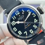 BR Factory Zenith Pilot Type 20 Extra Special 03.2434.67920.I010 45mm Steel Leather Strap Black Dial (4) BR Factory Zenith Pilot Type 20 Extra Special 03.2434.67920.I010 45mm Steel Leather Strap Black Dial
